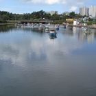 A view from the Ayrton Senna Bridge