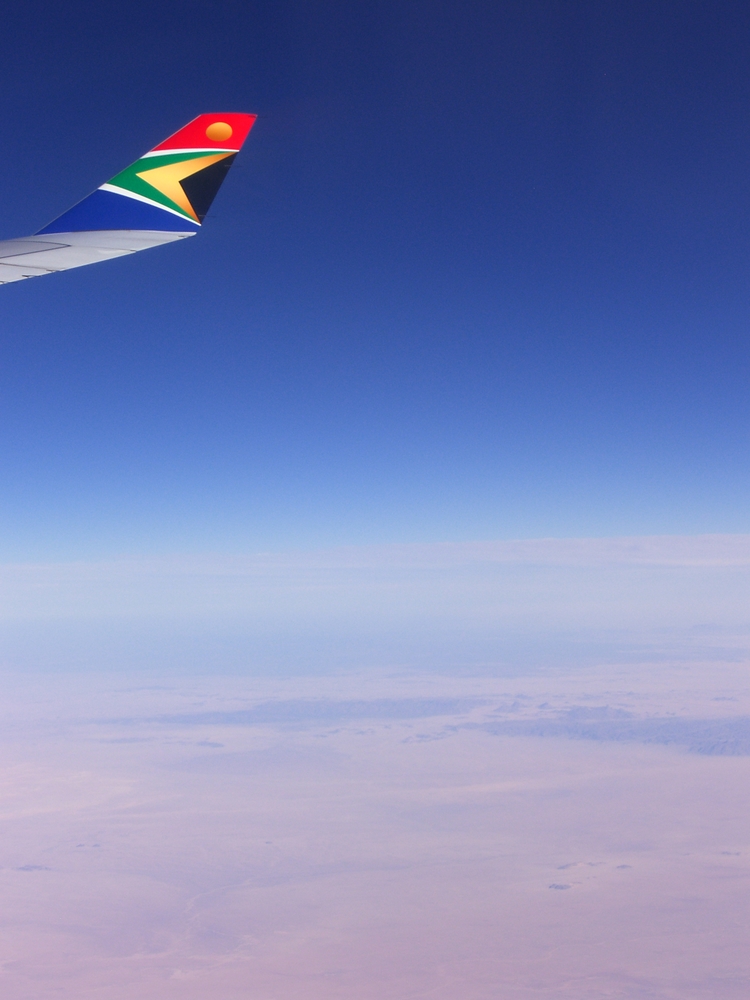 A view from the cabin, enroute to Capetown