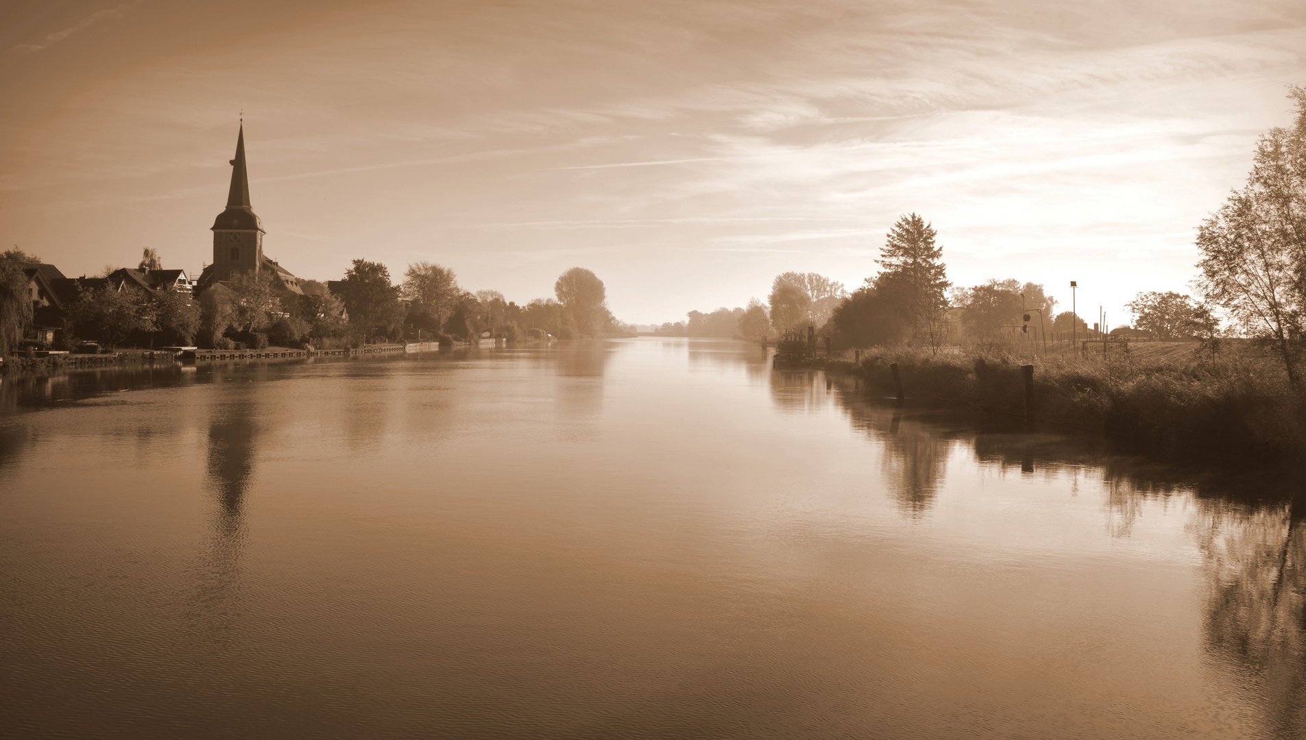 A View In "The Altes Land" In Germay