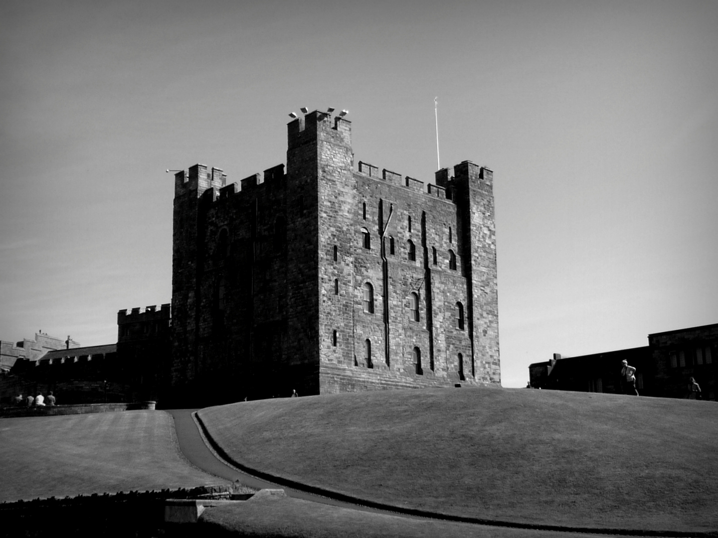 A View Of Bamburgh Castle