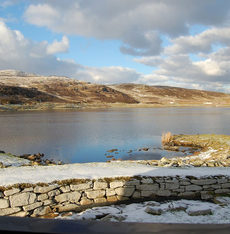 A View Of Clickimin Loch