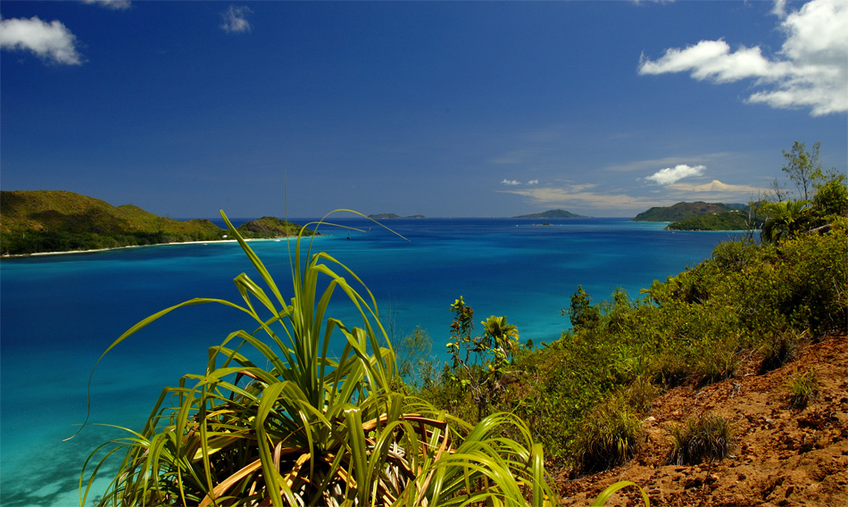 A view of the islands