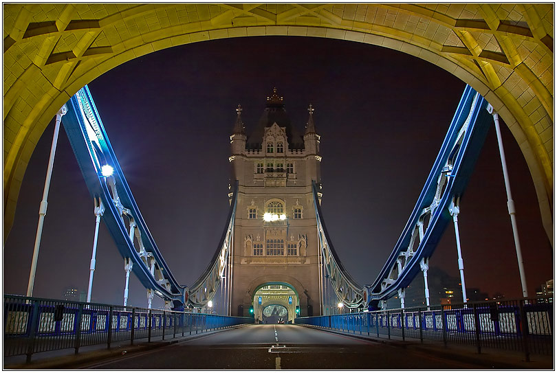 A view through the Tower Bridge....