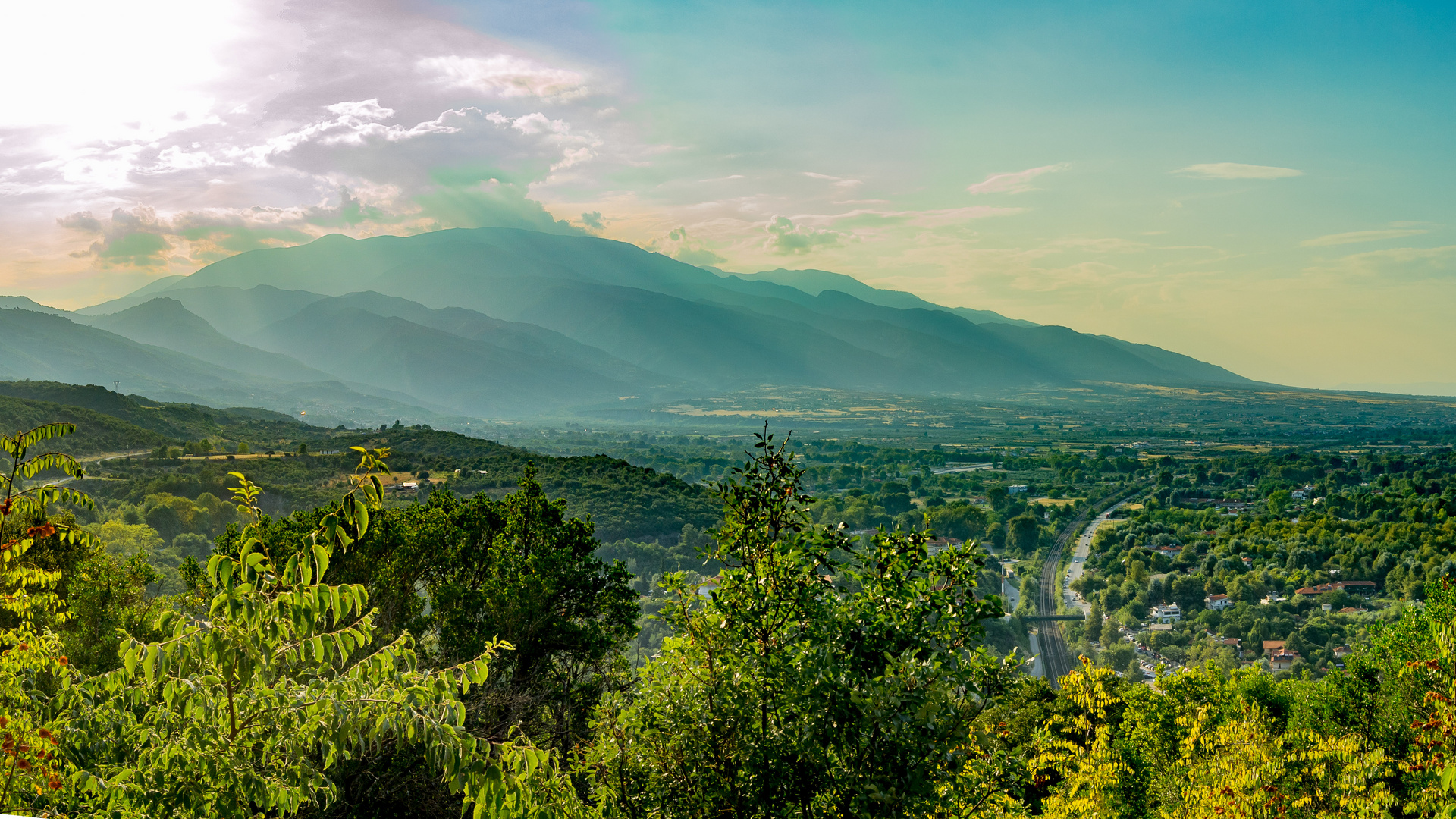 A View to the Mountain of Gods