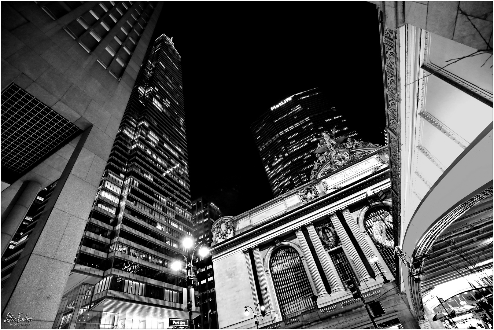 A View Upward from Pershing Square - from Manhattan Nights