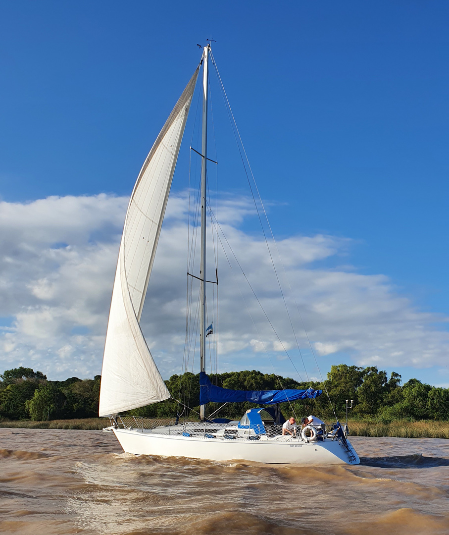 A vista de la costa.