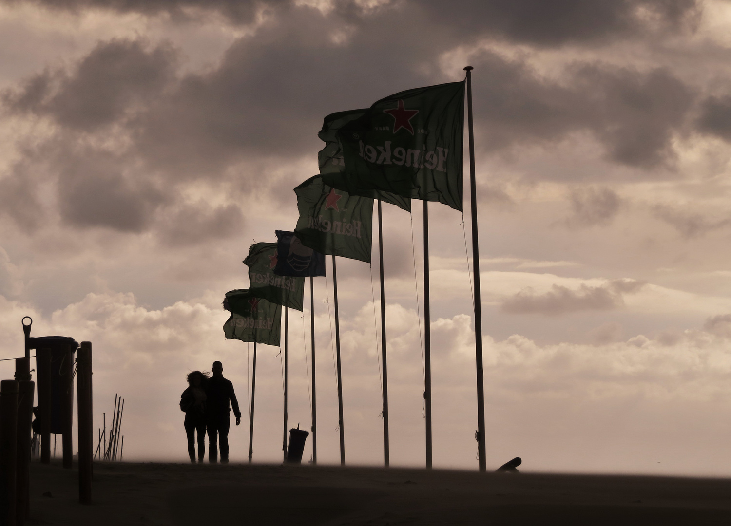 a walk on the beach