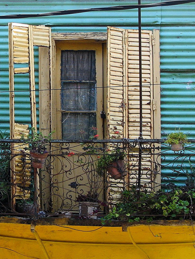 A Window in La Boca