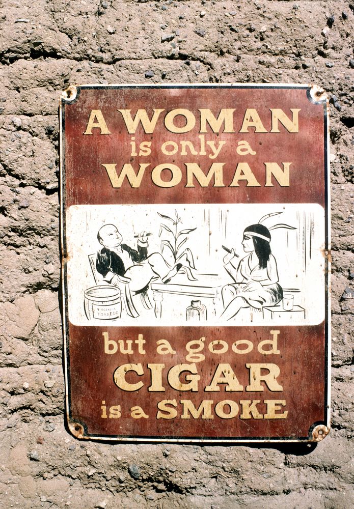 A Woman is only a Woman, but a good CIGAR is a SMOKE... ?