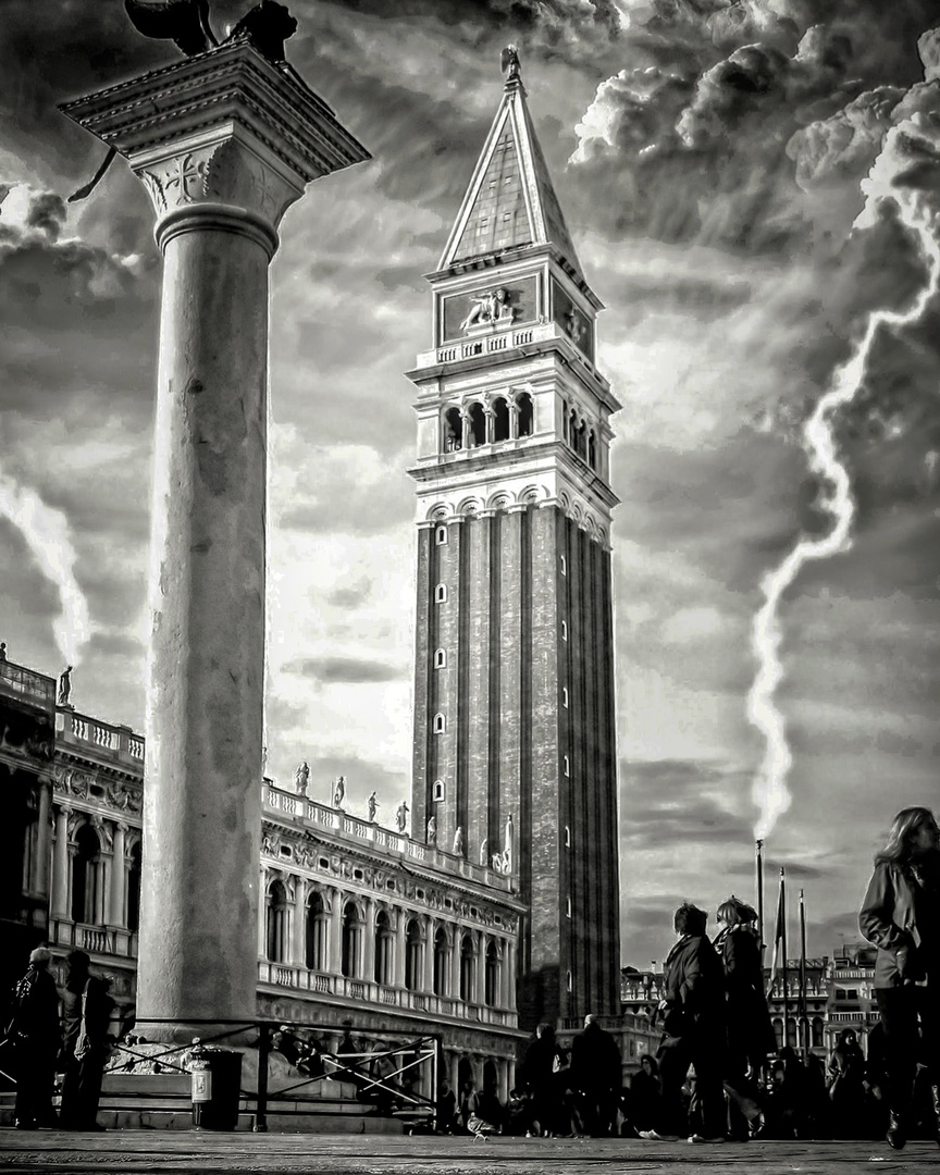 A wonderful storm over Venice