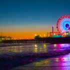 A wonderful sunset in Santa Monica