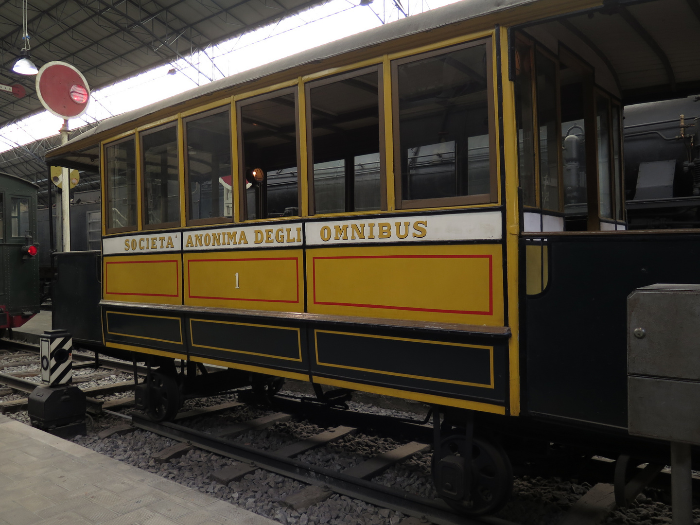 a XiX century horse tram