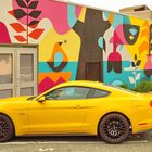 A Yellow Car to Match the Mural