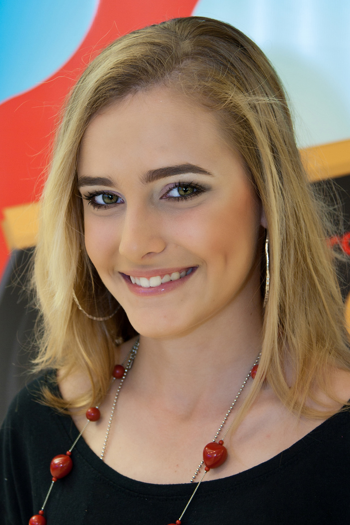 A Young Model at a Fashion Show