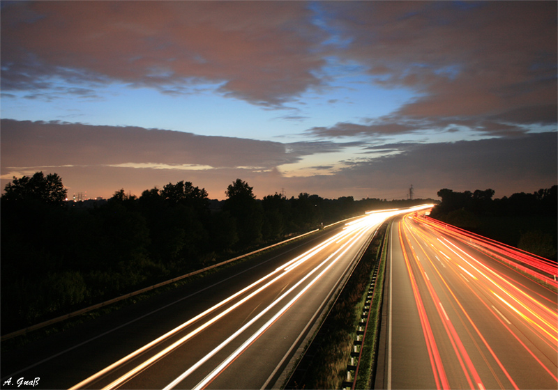 A1- Richtung Hamburg