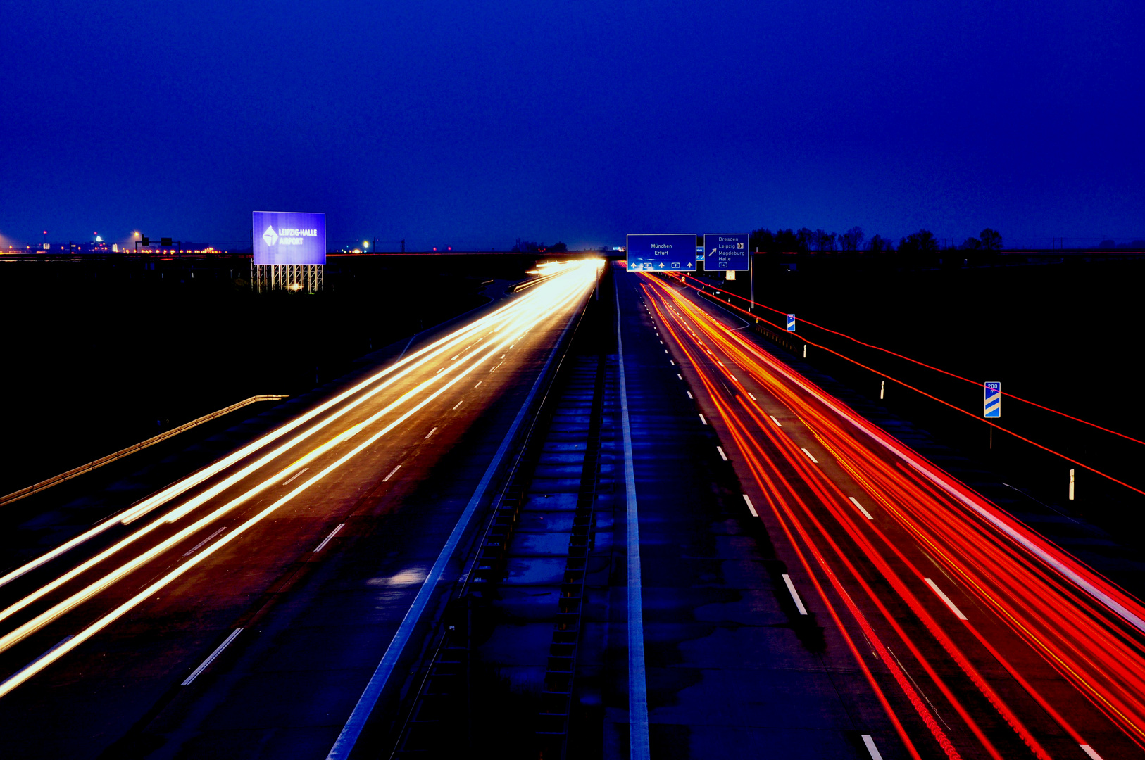 A14 Nähe Schkeuditzer Kreuz