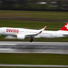 A220 Swiss panning shot.