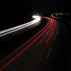 A3 bei Nacht