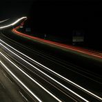 A3 im Westerwald bei Nacht