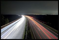 A30 bei Nacht