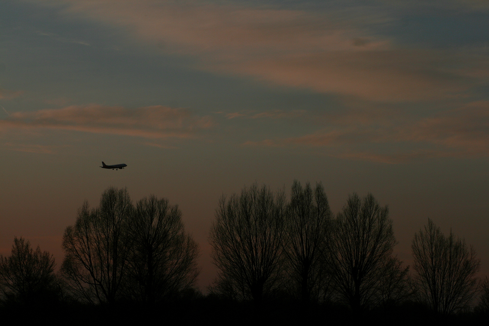 A320 Air Berlin, Sonnenuntergang