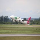 A320 AirVia at Take-Off (LZ-MDA)