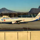 A321 der Ural Airlines am Salzburger Flughafen