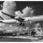 A340 Landung auf Sint Maarten N.A.