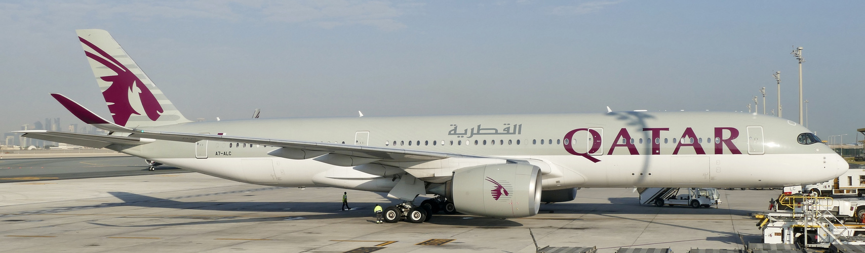 A350 der Qatar 