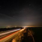 A38 bei Nacht 