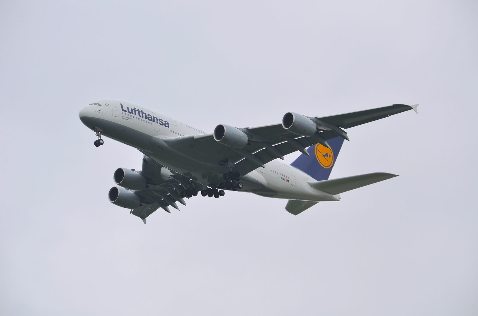 A380-800 im Landeanflug