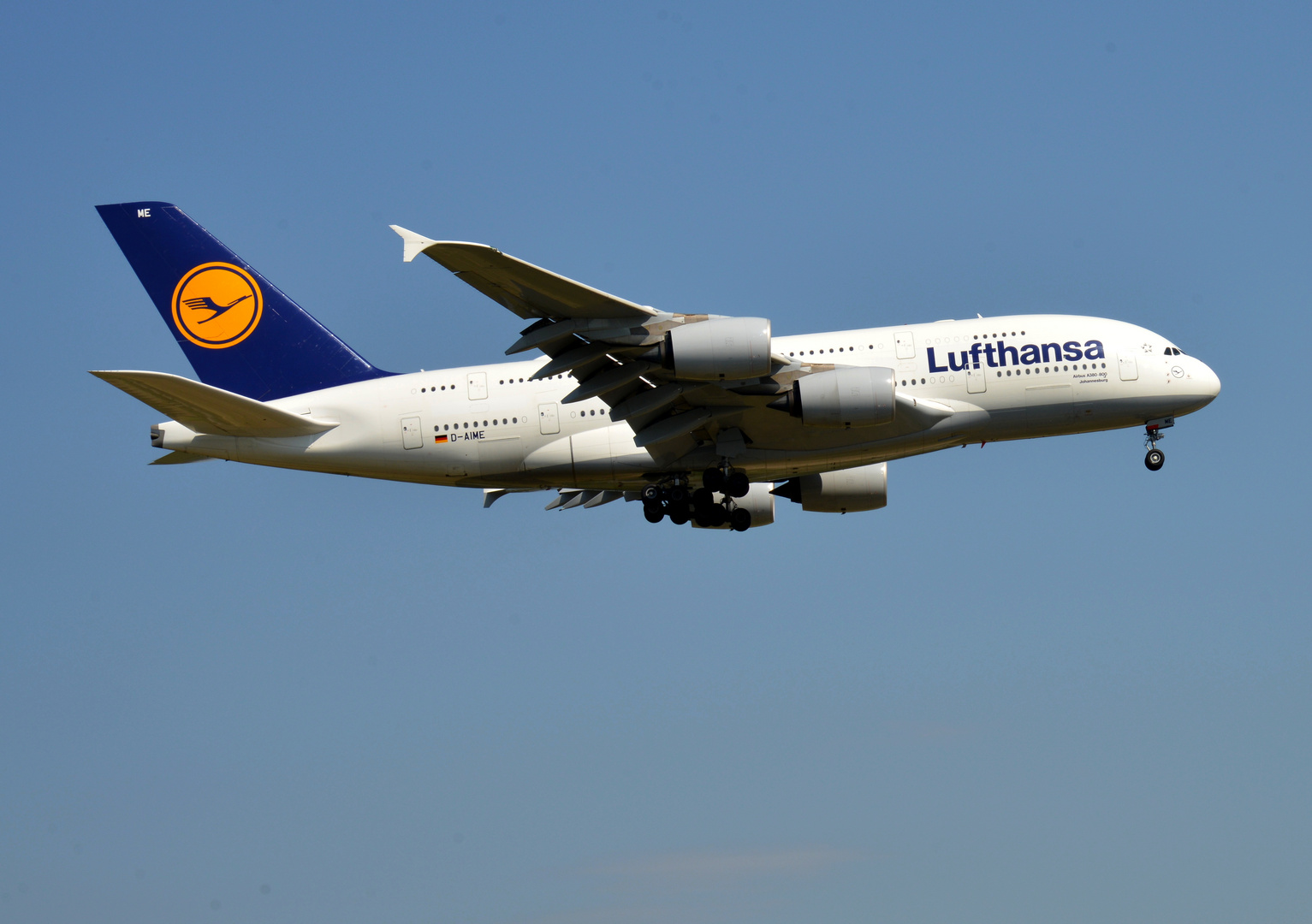A380-800 Johannesburg