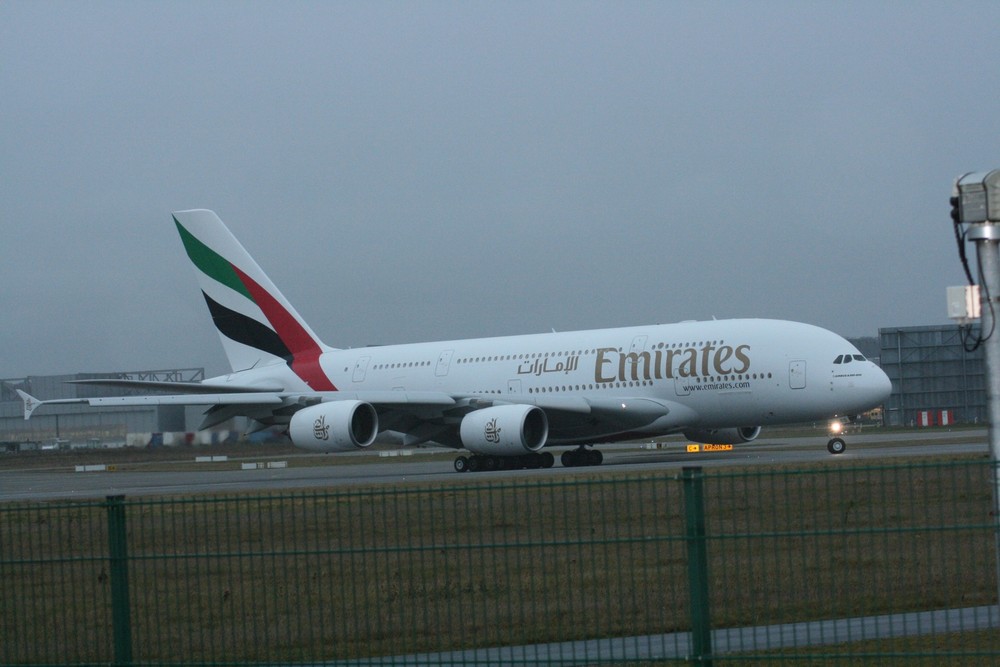 A380-800 Übergabe