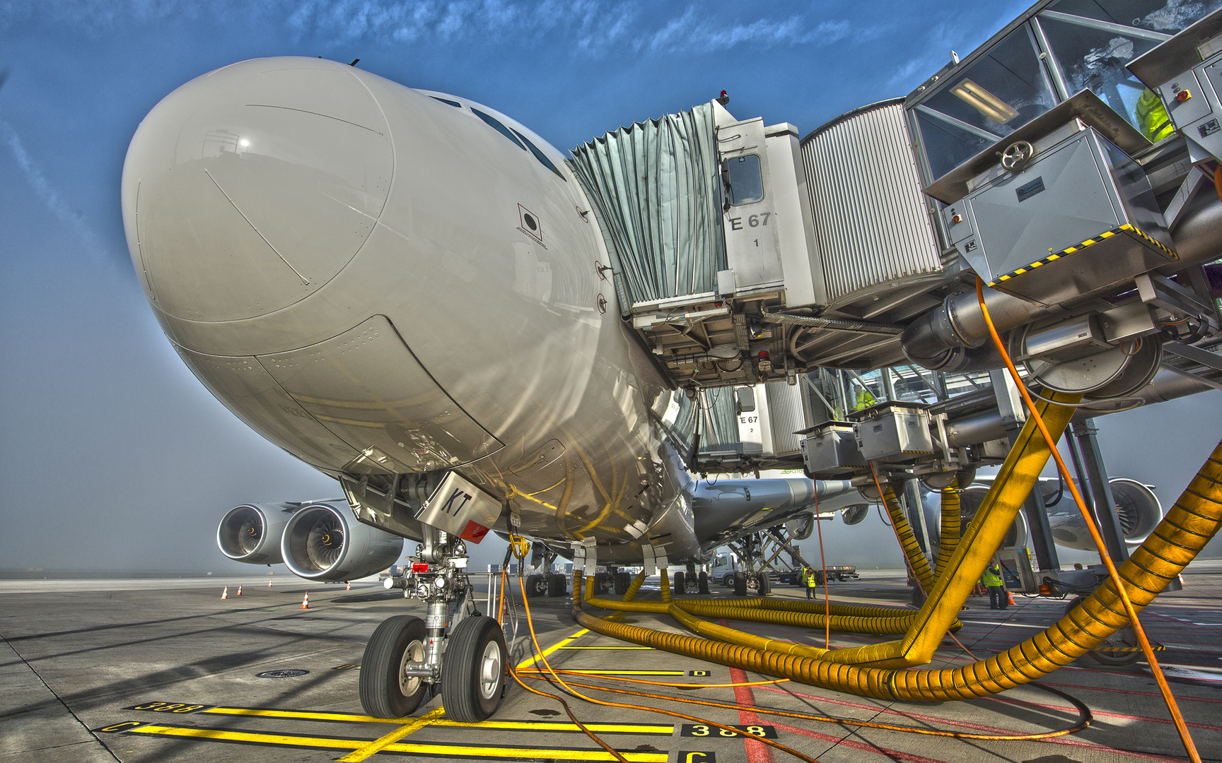 A380 am Dock