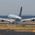 A380 bei der Landung