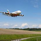 A380 beim Landeanflug