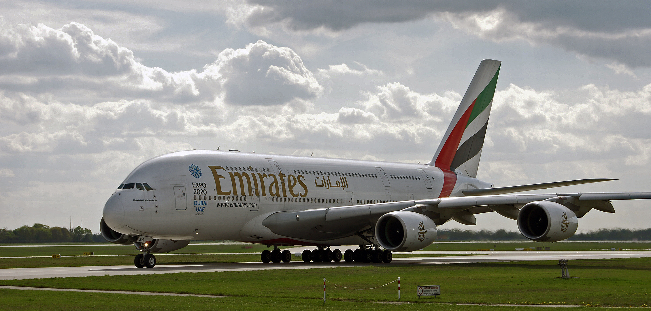 ... a380 beim taxel'n am MUC