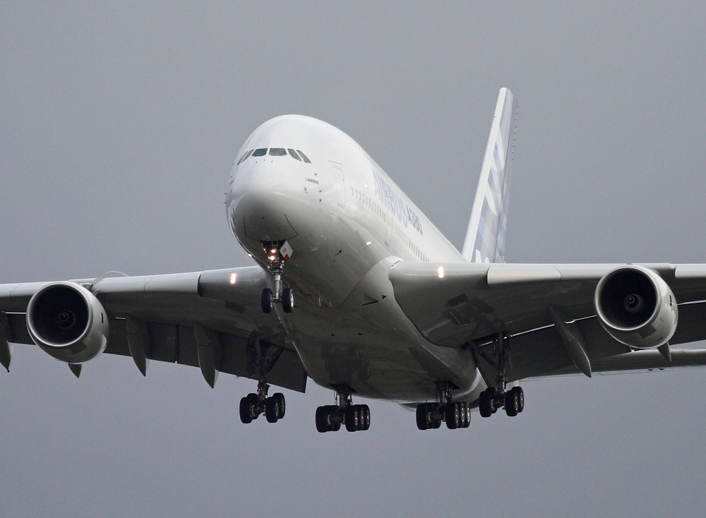 A380 frontal