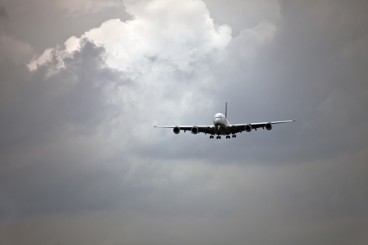 A380 im Anflug auf FKB III