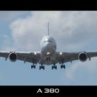 A380 im Landeanflug - Le Bourget 2011