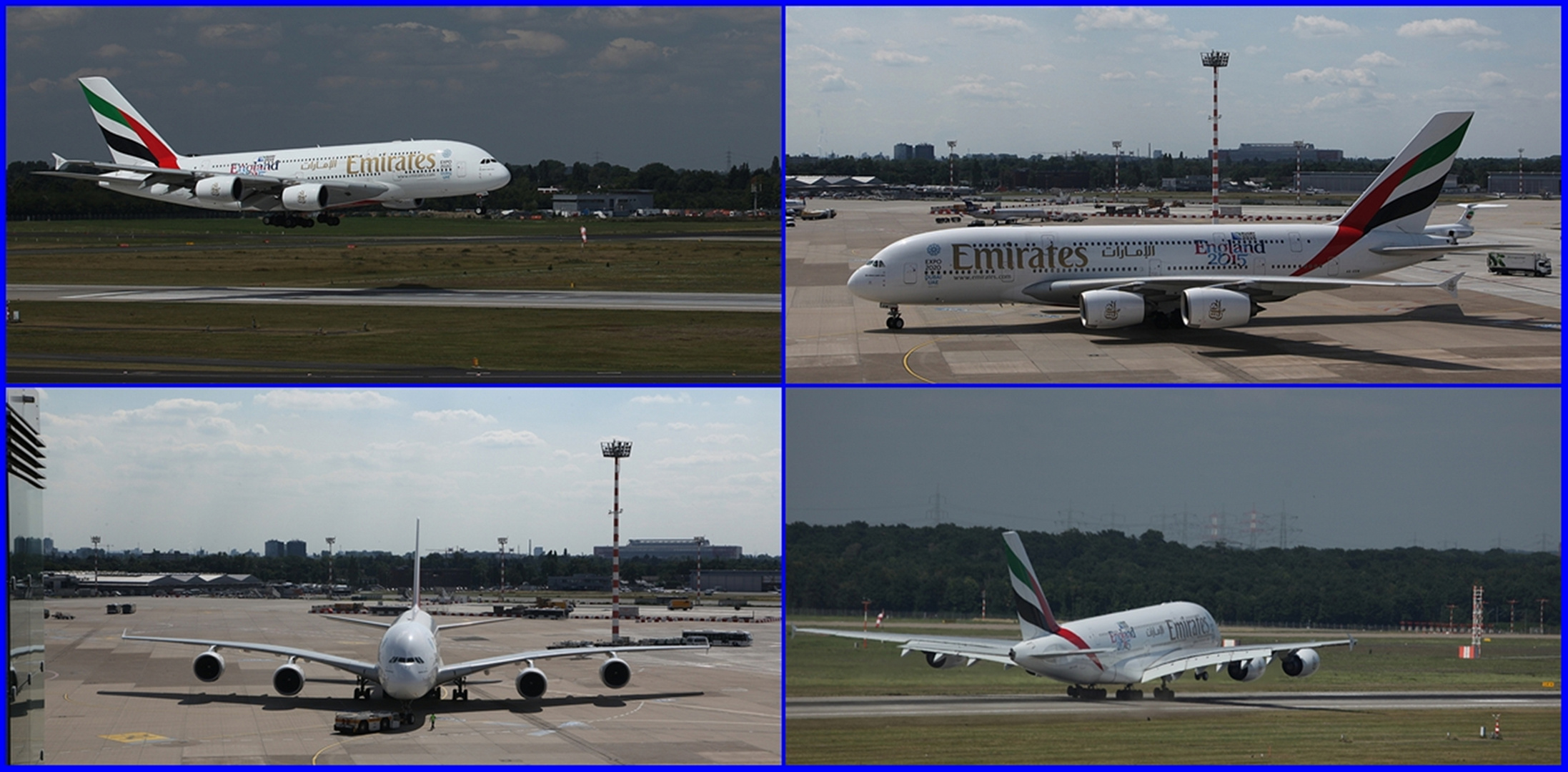 A380 in Collage