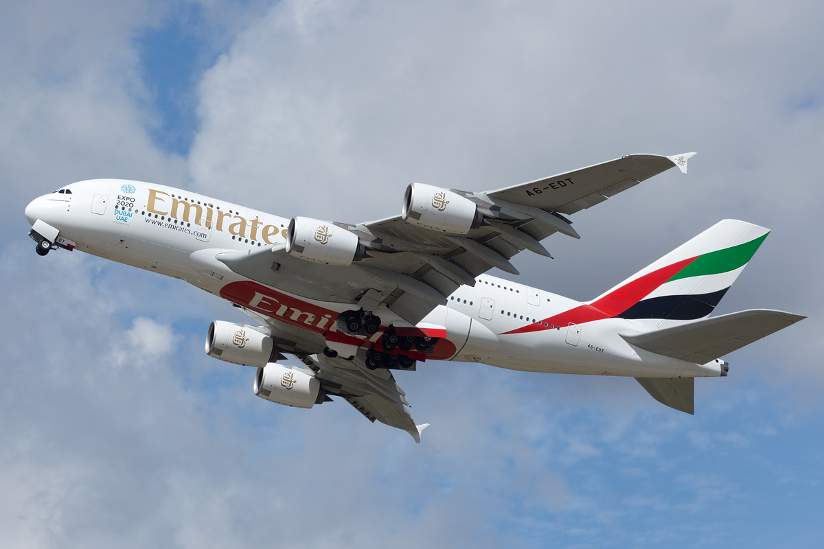 A380 in DRS