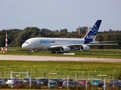 A380 in Hamburg