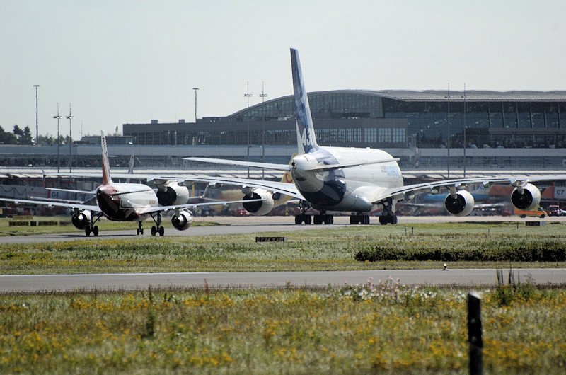 A380 in Hamburg