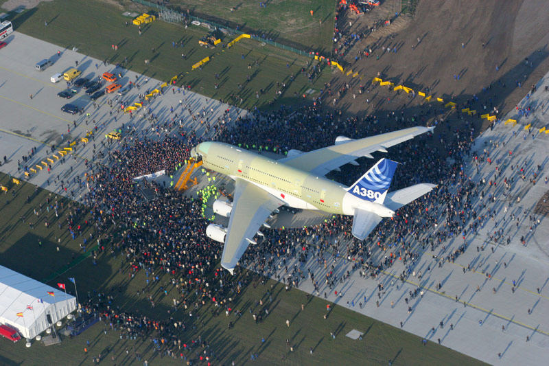 A380 in Hamburg