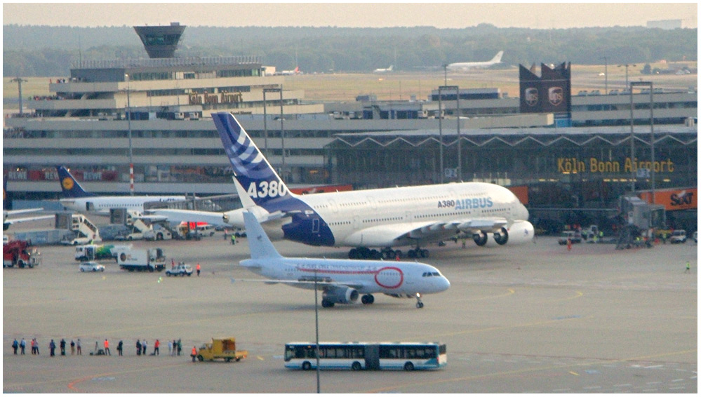 A380 in Köln / Bonn