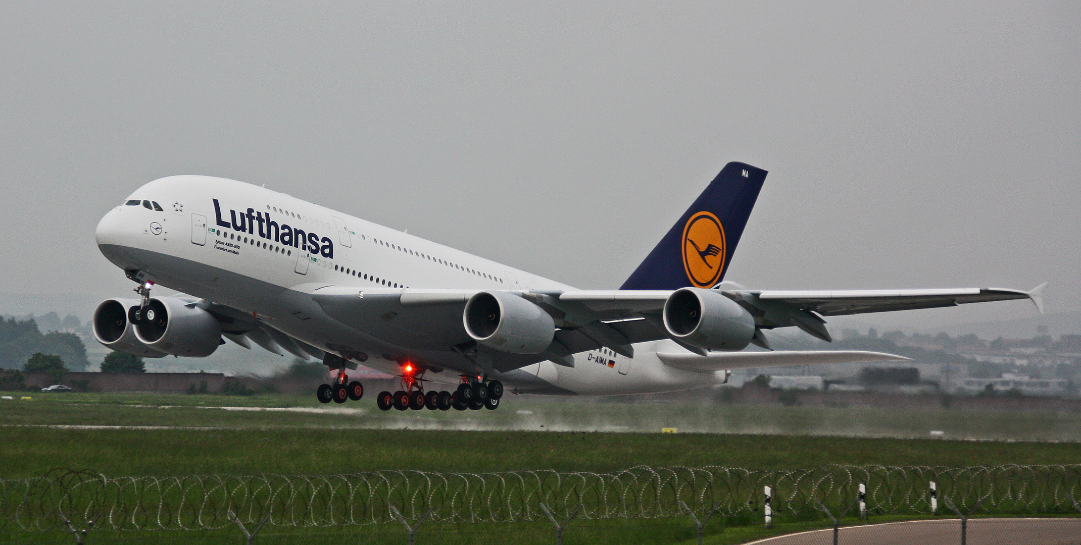 A380 in Stuttgart