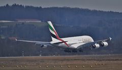 A380 Landung