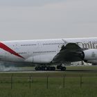 A380 Landung Flughafen Dresden