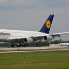 A380 Landung nach Rundflug